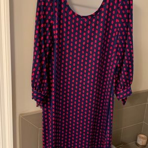 Mud pie three quarter sleeve shift dress